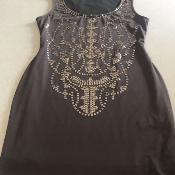 Forever 21 Mini Bodycon Tank Dress Sequins Bling Sexy Women's Medium Stretch - Picture 4 of 8